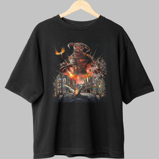 Tricou Demon Cathedral - Arta Apocaliptica Legendara fata