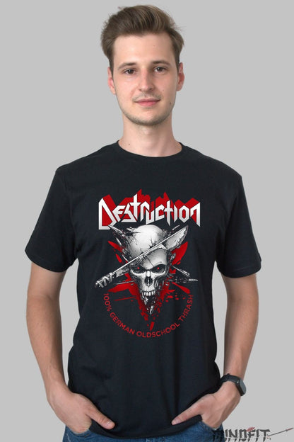 Tricou Destruction - 100% German Oldschool Thrash barbat negru