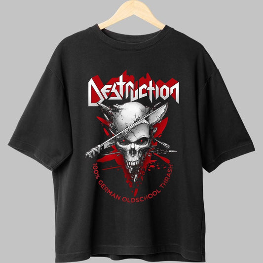 Tricou Destruction - 100% German Oldschool Thrash fata