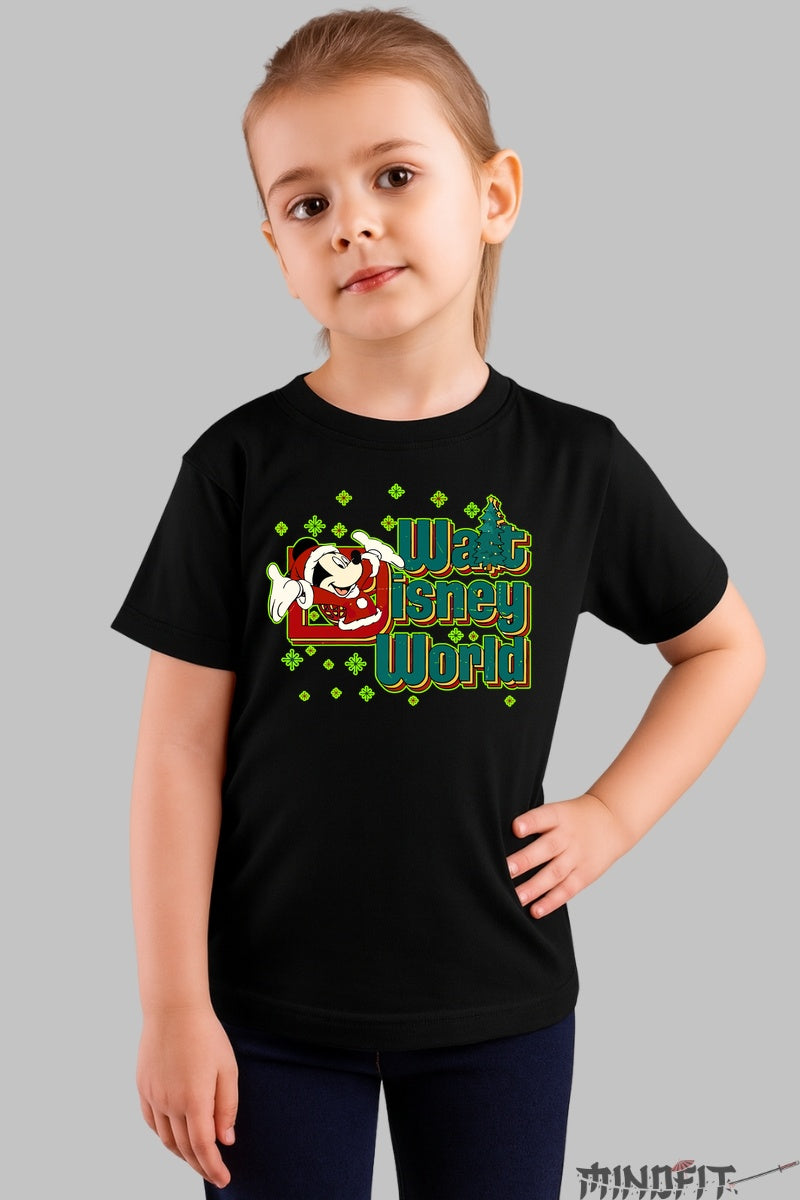 Tricou Disney Copii - Minnie Vesela la Walt Disney World fata negru
