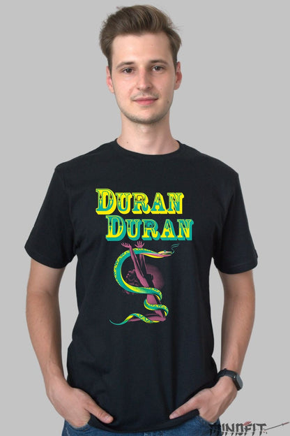 Tricou Duran Duran - Design Retro Exotic barbat negru
