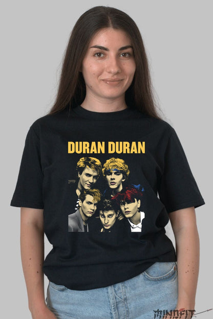 Tricou Duran Duran - Iconic New Wave Vibes dama negru