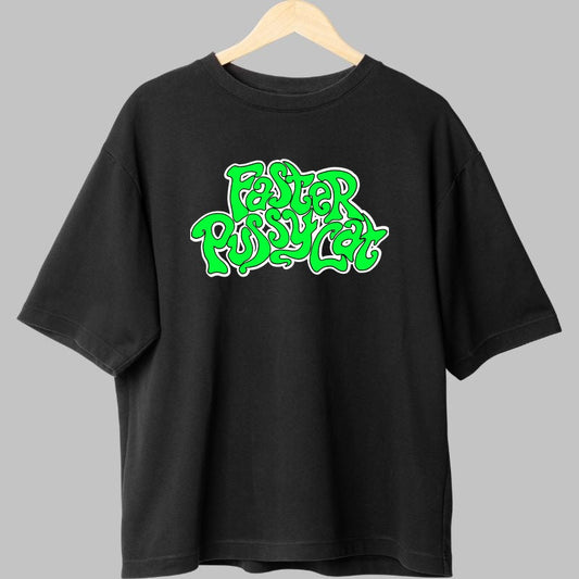 Tricou Faster Pussycat - Bold Neon Logo fata