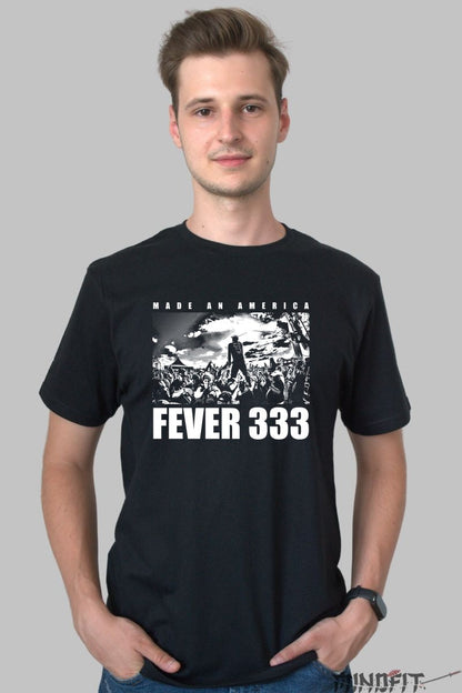 Tricou Fever 333 - Made an America Live barbat negru