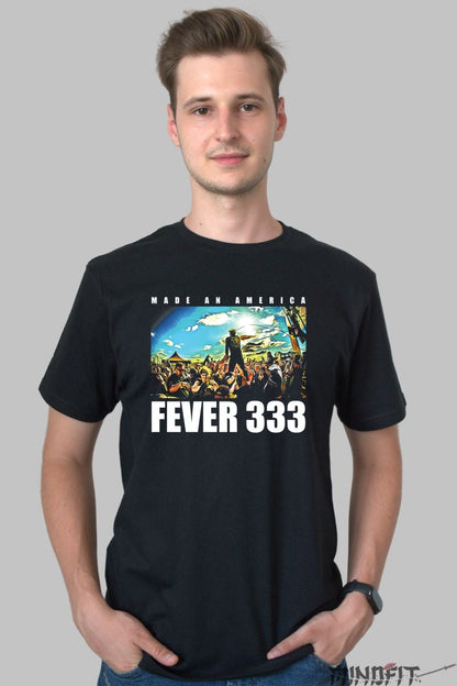 Tricou Fever 333 - Made An America Tour barbat negru