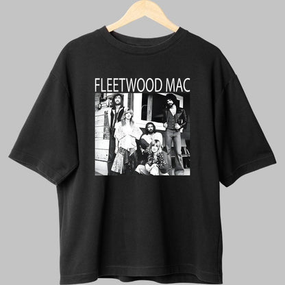 Tricou Fleetwood Mac - Portret Vintage Iconic fata