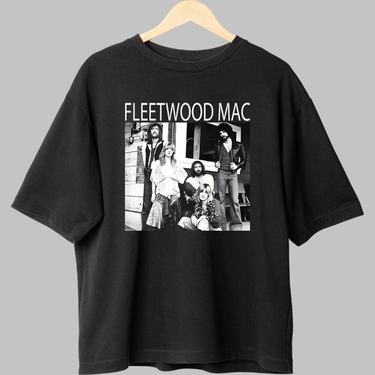 Tricou Fleetwood Mac - Portret Vintage Iconic fata
