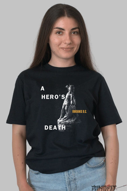 Tricou Fontaines D.C. - A Hero-s Death dama negru