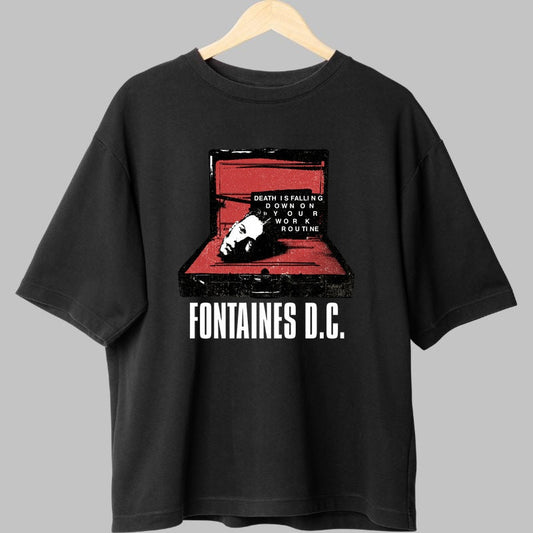 Tricou Fontaines D.C. - Death & Routine fata