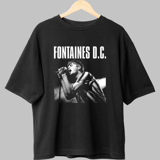 Tricou Fontaines D.C. - Energie Post-Punk Irlandeza fata