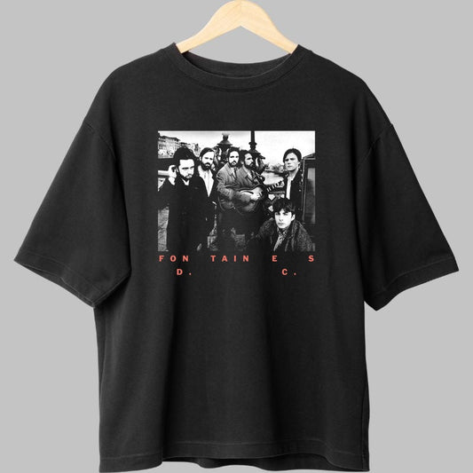 Tricou Fontaines D.C. - Energie post-punk urbana fata