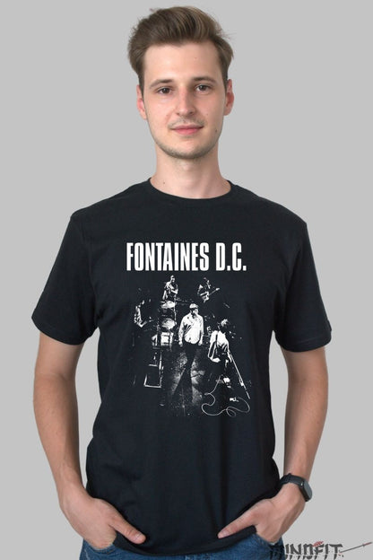 Tricou Fontaines D.C. - Underground Stage Vibes barbat negru