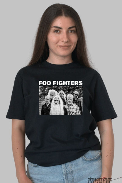 Tricou Foo Fighters - Editie Satirica Vintage dama negru