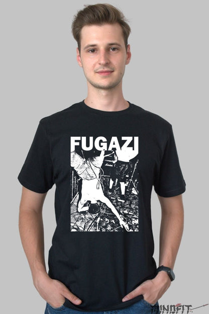 Tricou Fugazi - Hardcore Energy Live barbat negru