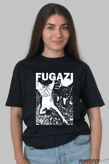 Tricou Fugazi - Hardcore Energy Live dama negru