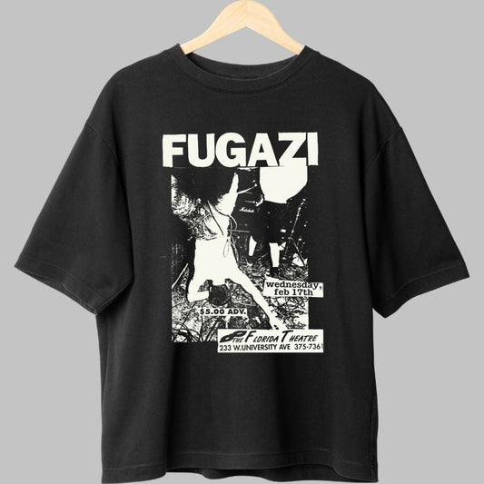 Tricou Fugazi - Underground Hardcore Poster fata