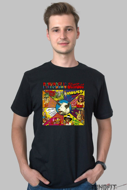 Tricou Funkadelic Finest - Arta Psihedelica Funk barbat negru