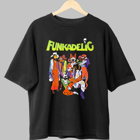 Tricou Funkadelic - Funk Heroes Cartoon Edition fata
