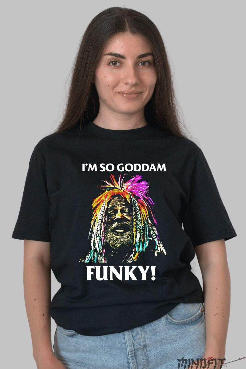 Tricou Funky Vibes - I-m So Goddam Funky dama negru