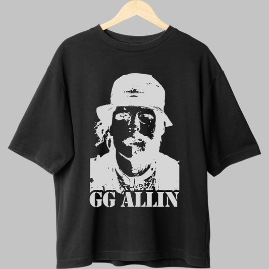 Tricou GG Allin - Punk Raw & Rebellious fata