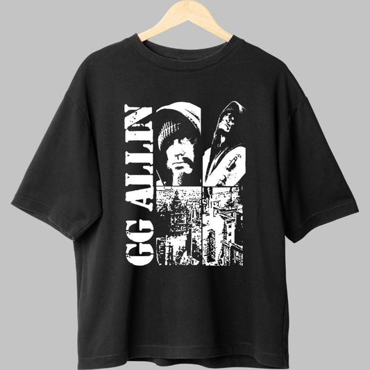 Tricou GG Allin - Underground Punk Energy fata