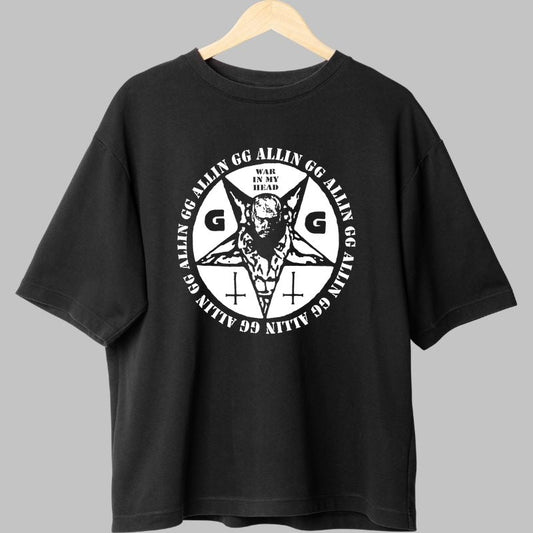 Tricou GG Allin - War In My Head Design Underground fata