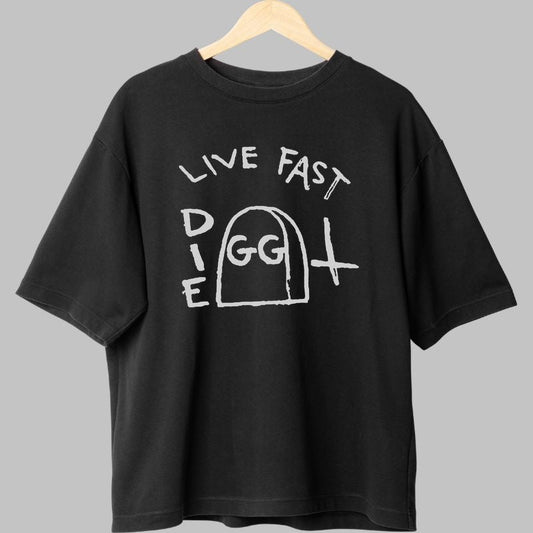 Tricou GG - Live Fast Die Underground fata