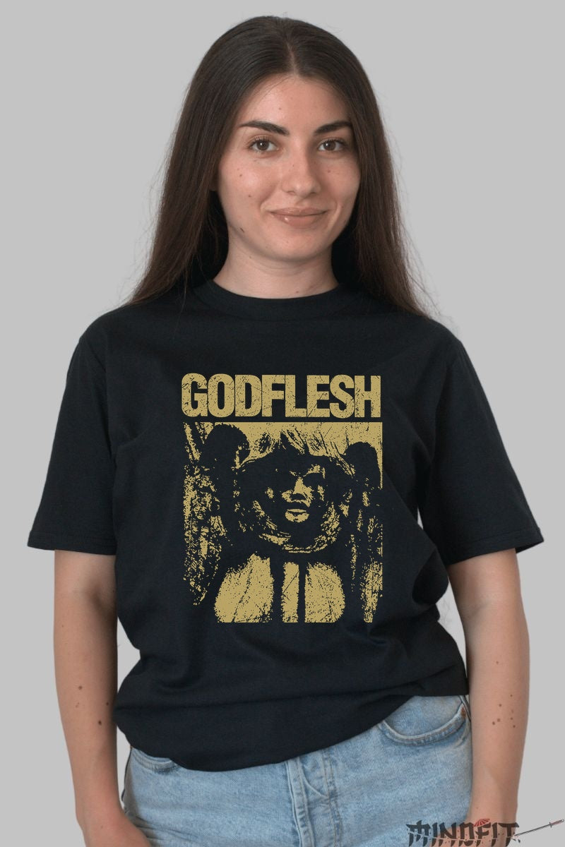 Tricou Godflesh - Industrial Legend Art dama negru
