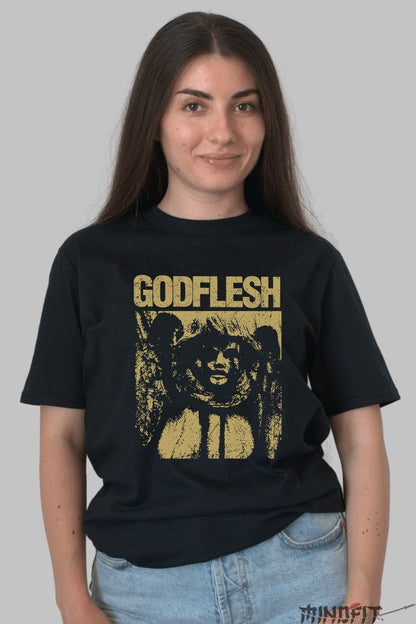 Tricou Godflesh - Industrial Legend Art dama negru