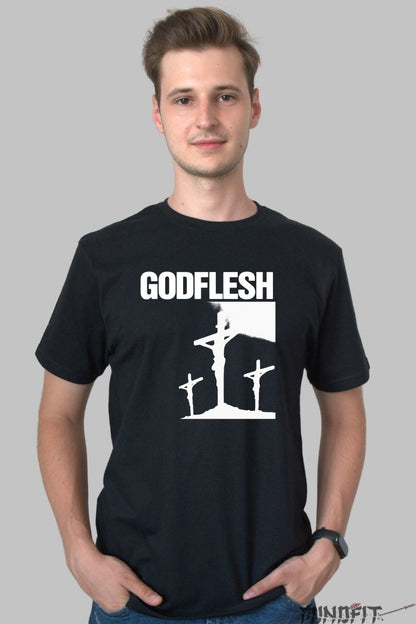 Tricou Godflesh - Industrial Metal Iconic barbat negru
