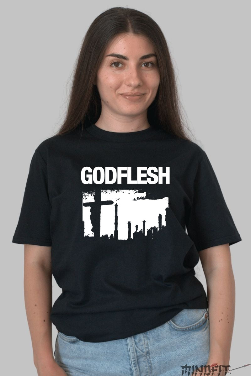 Tricou Godflesh - Industrial Sound Legacy dama negru