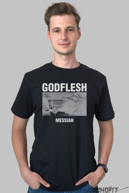 Tricou Godflesh - Messiah Artwork barbat negru