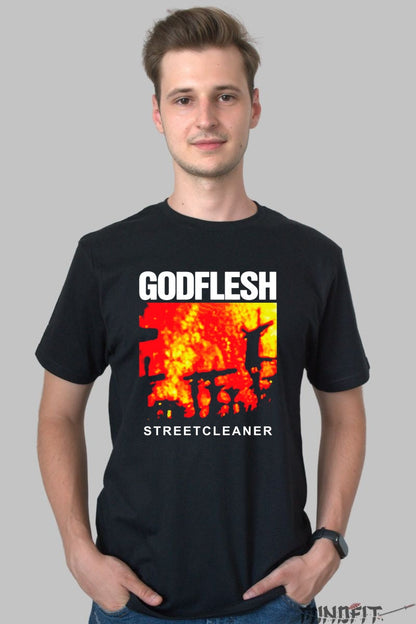 Tricou Godflesh - Streetcleaner Industrial Vibes barbat negru