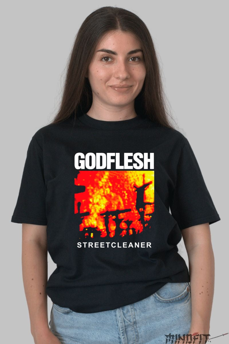 Tricou Godflesh - Streetcleaner Industrial Vibes dama negru