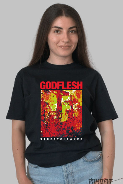 Tricou Godflesh - Streetcleaner Noise Icon dama negru