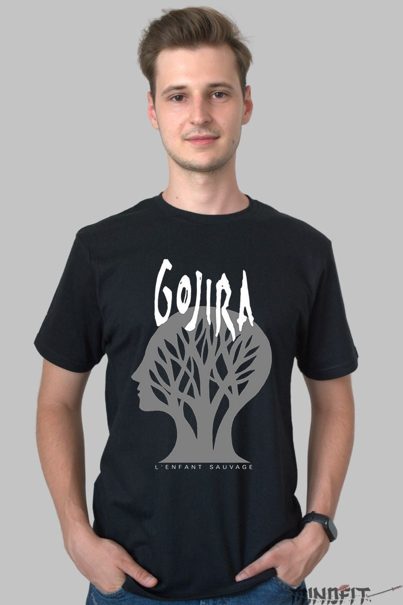 Tricou Gojira - L-Enfant Sauvage Design barbat negru