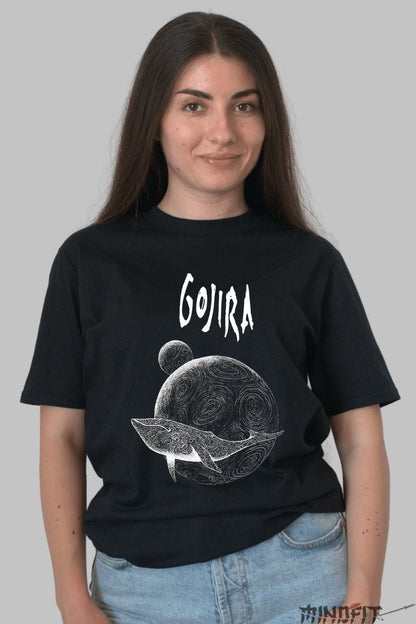Tricou Gojira - Planeta Metalului dama negru