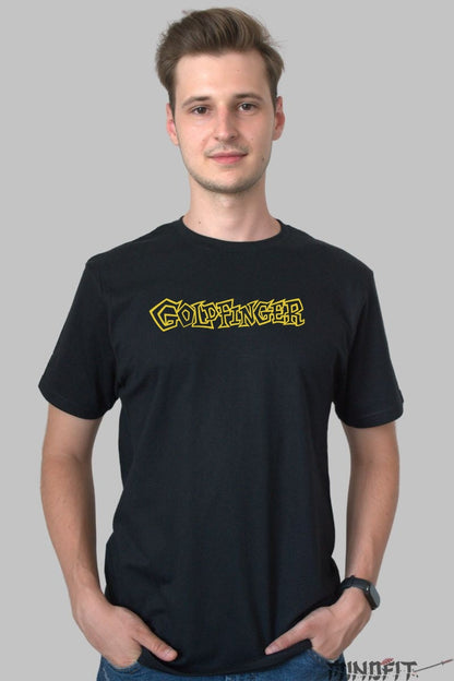Tricou Goldfinger - Logo Skate Punk Iconic barbat negru