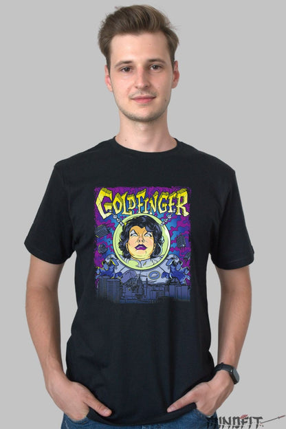 Tricou Goldfinger - Space Pop Madness barbat negru