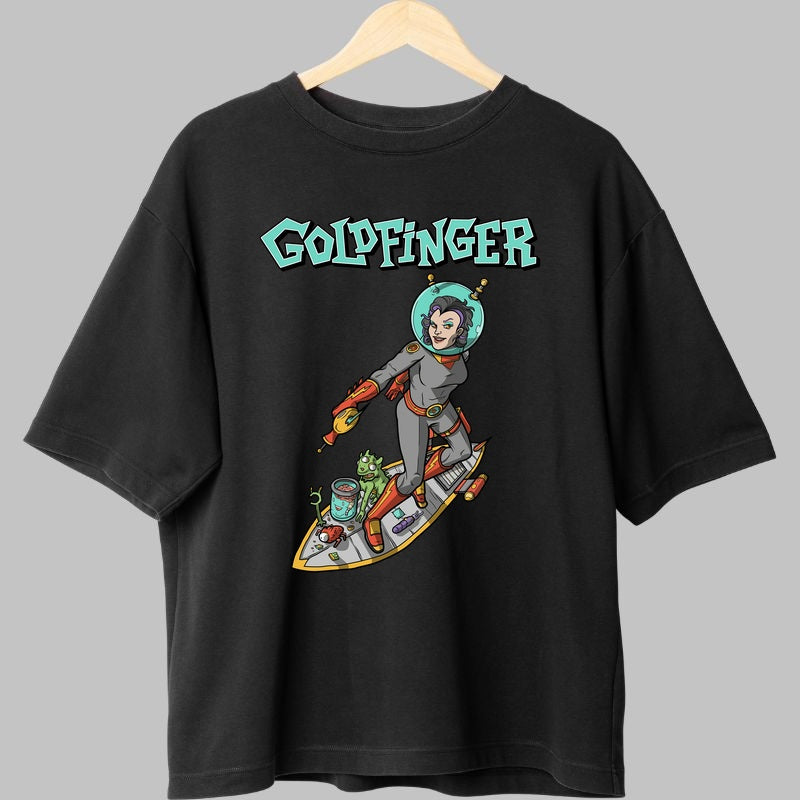 Tricou Goldfinger - Spatiu Psihedelic Retro fata