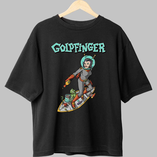 Tricou Goldfinger - Spatiu Psihedelic Retro fata