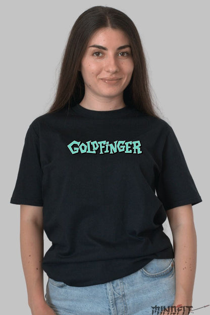 Tricou Goldfinger - Spirit Punk Californian dama negru