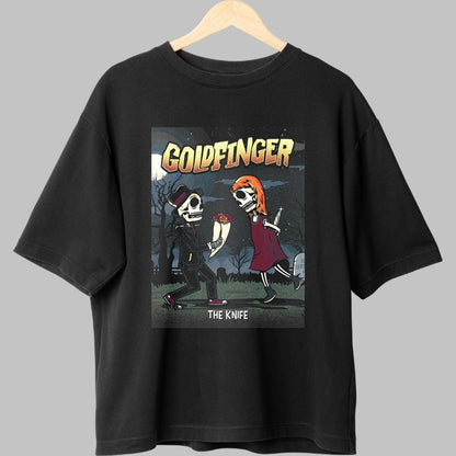 Tricou Goldfinger - The Knife Edition fata