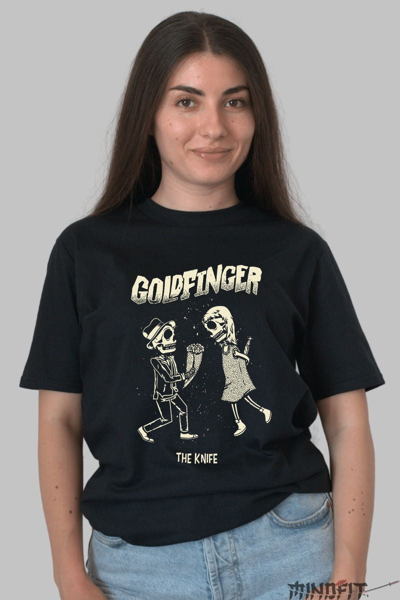 Tricou Goldfinger - The Knife Ska Vibes dama negru