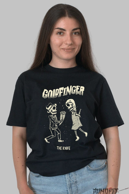 Tricou Goldfinger - The Knife Ska Vibes dama negru