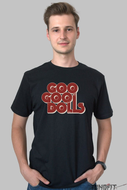 Tricou Goo Goo Dolls - Retro Band Logo barbat negru