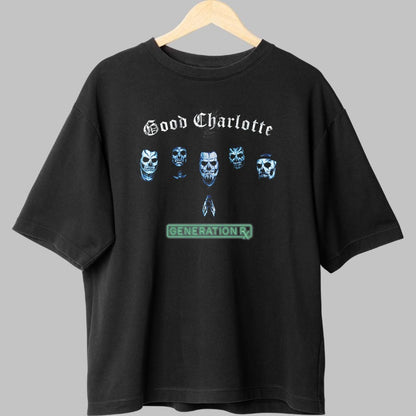 Tricou Good Charlotte - Generation Rx Skull Design fata