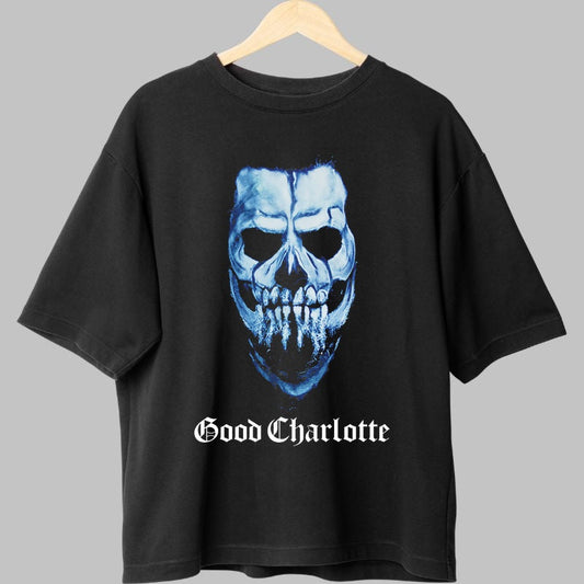 Tricou Good Charlotte - Skull Blue Impact fata