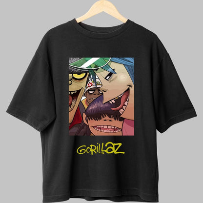 Tricou Gorillaz - Cartoon Vibe Iconic fata