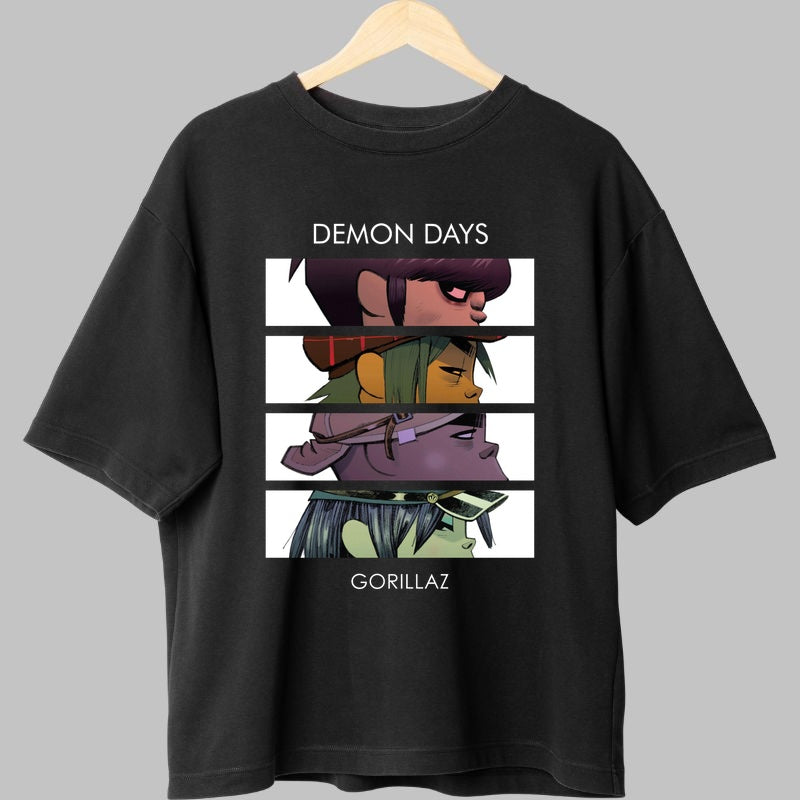 Tricou Gorillaz - Demon Days Tribute fata